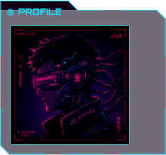 Profile Compact widget showing the accepted fictional fallback portrait.